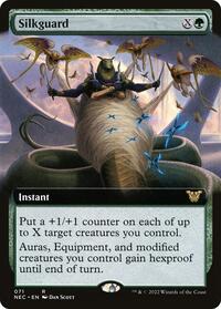 Silkguard (Extended Art) (71) [Commander: Kamigawa: Neon Dynasty]