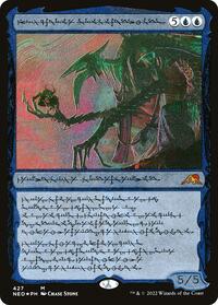 Jin-Gitaxias, Progress Tyrant (Phyrexian) (Foil Etched) (427) [Kamigawa: Neon Dynasty]
