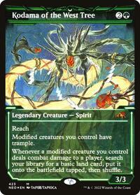 Kodama of the West Tree (Showcase) (Foil Etched) (423) [Kamigawa: Neon Dynasty]
