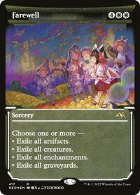 Farewell (Showcase) (Foil Etched) (417) [Kamigawa: Neon Dynasty]