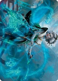 Bearer of Memory Art Card (1) [Art Series: Kamigawa: Neon Dynasty]
