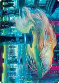 Skyswimmer Koi Art Card (3) [Art Series: Kamigawa: Neon Dynasty]