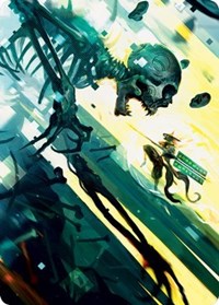 Repel the Vile Art Card (4) [Art Series: Kamigawa: Neon Dynasty]