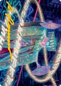 Satsuki, the Living Lore Art Card (Gold-Stamped Signature) (5) [Art Series: Kamigawa: Neon Dynasty]