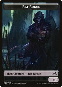 Rat Rogue Token (5) [Kamigawa: Neon Dynasty]