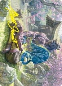 Kosei, Penitent Warlord Art Card (Gold-Stamped Signature) (8) [Art Series: Kamigawa: Neon Dynasty]