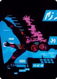 Return to Action Art Card (12) [Art Series: Kamigawa: Neon Dynasty]