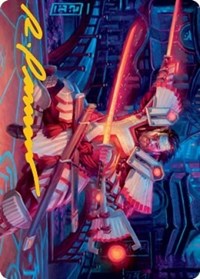 Isshin, Two Heavens as One Art Card (14/81) (Gold-Stamped Signature) (14) [Art Series: Kamigawa: Neon Dynasty]