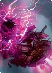 Voltage Surge Art Card (15) [Art Series: Kamigawa: Neon Dynasty]