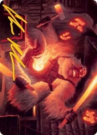 Kami of Industry Art Card (Gold-Stamped Signature) (17) [Art Series: Kamigawa: Neon Dynasty]