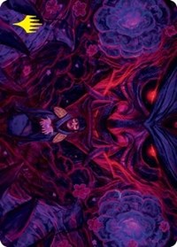 Reckoner Shakedown Art Card (Gold-Stamped Signature) (18) [Art Series: Kamigawa: Neon Dynasty]