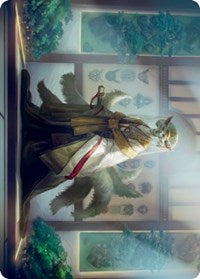 Light-Paws, Emperor's Voice Art Card (23) [Art Series: Kamigawa: Neon Dynasty]