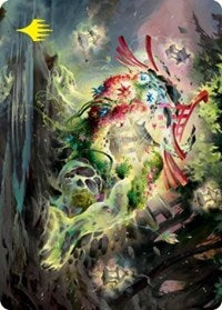 Go-Shintai of Life's Origin Art Card (Gold-Stamped Signature) (26) [Art Series: Kamigawa: Neon Dynasty]