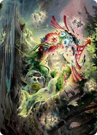 Go-Shintai of Life's Origin Art Card (26) [Art Series: Kamigawa: Neon Dynasty]