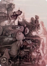 March of Burgeoning Life Art Card (29) [Art Series: Kamigawa: Neon Dynasty]