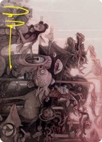 March of Burgeoning Life Art Card (Gold-Stamped Signature) (29) [Art Series: Kamigawa: Neon Dynasty]