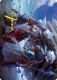 Guardians of Oboro Art Card (Gold-Stamped Signature) (30) [Art Series: Kamigawa: Neon Dynasty]