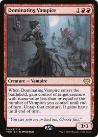 Dominating Vampire (154) [Promo Pack: Kamigawa: Neon Dynasty]