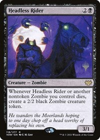 Headless Rider (118) [Promo Pack: Kamigawa: Neon Dynasty]