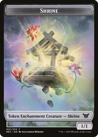 Shrine Token (1) [Commander: Kamigawa: Neon Dynasty]