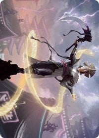 Naomi, Pillar of Order Art Card (35) [Art Series: Kamigawa: Neon Dynasty]