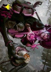 Undercity Scrounger Art Card (Gold-Stamped Signature) (42) [Art Series: Kamigawa: Neon Dynasty]