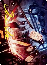Smoke Spirits' Aid Art Card (Gold-Stamped Signature) (41) [Art Series: Kamigawa: Neon Dynasty]