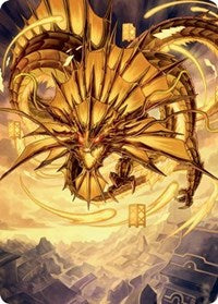 Ao, the Dawn Sky Art Card (46/81) (46) [Art Series: Kamigawa: Neon Dynasty]