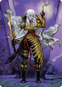 The Wandering Emperor Art Card (49/81) (49) [Art Series: Kamigawa: Neon Dynasty]