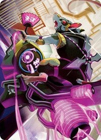 Nashi, Moon Sage's Scion Art Card (59) [Art Series: Kamigawa: Neon Dynasty]