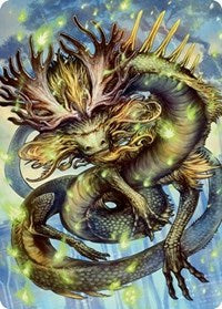 Kura, the Boundless Sky Art Card (66) [Art Series: Kamigawa: Neon Dynasty]