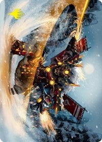 Asari Captain Art Card (Gold-Stamped Signature) (67) [Art Series: Kamigawa: Neon Dynasty]