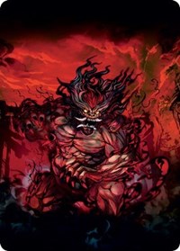 Vessel of the All-Consuming Art Card (77) [Art Series: Kamigawa: Neon Dynasty]