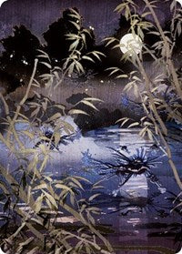 Swamp (297) Art Card (81) [Art Series: Kamigawa: Neon Dynasty]
