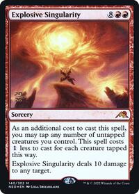 Explosive Singularity (140) [Prerelease Cards]
