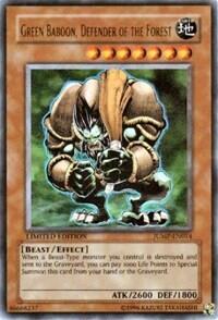 Green Baboon, Defender of the Forest (JUMP-EN014) [Shonen Jump Magazine Promos]