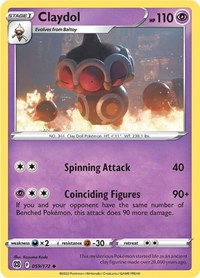 Claydol (059/172) [SWSH09: Brilliant Stars]