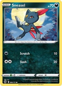 Sneasel (086/172) [SWSH09: Brilliant Stars]
