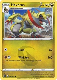 Haxorus (112/172) [SWSH09: Brilliant Stars]