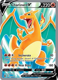 Charizard V (Full Art) (153/172) [SWSH09: Brilliant Stars]