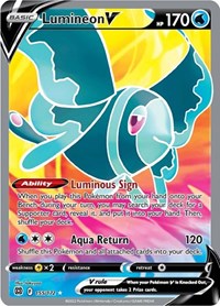 Lumineon V (Full Art) (155/172) [SWSH09: Brilliant Stars]