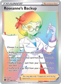Roseanne's Backup (Secret) (180/172) [SWSH09: Brilliant Stars]