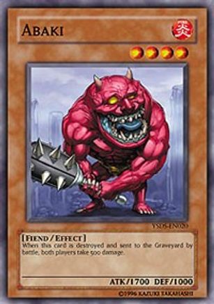Abaki (YSDS-EN020) - Starter Deck: Syrus Truesdale Unlimited