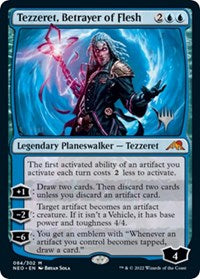 Tezzeret, Betrayer of Flesh (84) [Promo Pack: Kamigawa: Neon Dynasty]