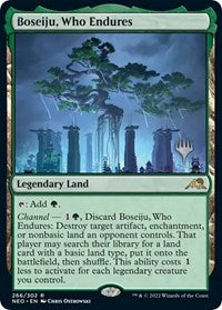 Boseiju, Who Endures (266) [Promo Pack: Kamigawa: Neon Dynasty]