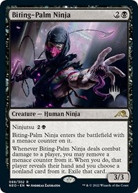 Biting-Palm Ninja (88) [Promo Pack: Kamigawa: Neon Dynasty]