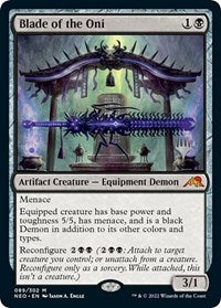 Blade of the Oni (89) [Promo Pack: Kamigawa: Neon Dynasty]