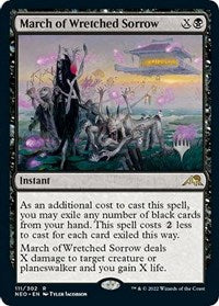 March of Wretched Sorrow (111) [Promo Pack: Kamigawa: Neon Dynasty]