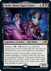 Nashi, Moon Sage's Scion (114) [Promo Pack: Kamigawa: Neon Dynasty]