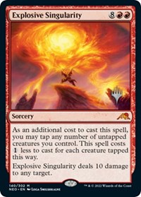 Explosive Singularity (140) [Promo Pack: Kamigawa: Neon Dynasty]